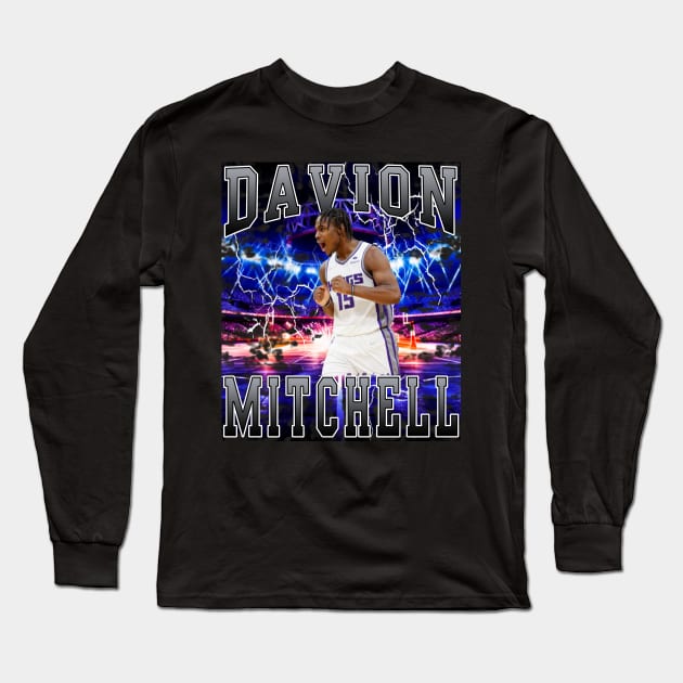 Davion Mitchell Long Sleeve T-Shirt by Gojes Art